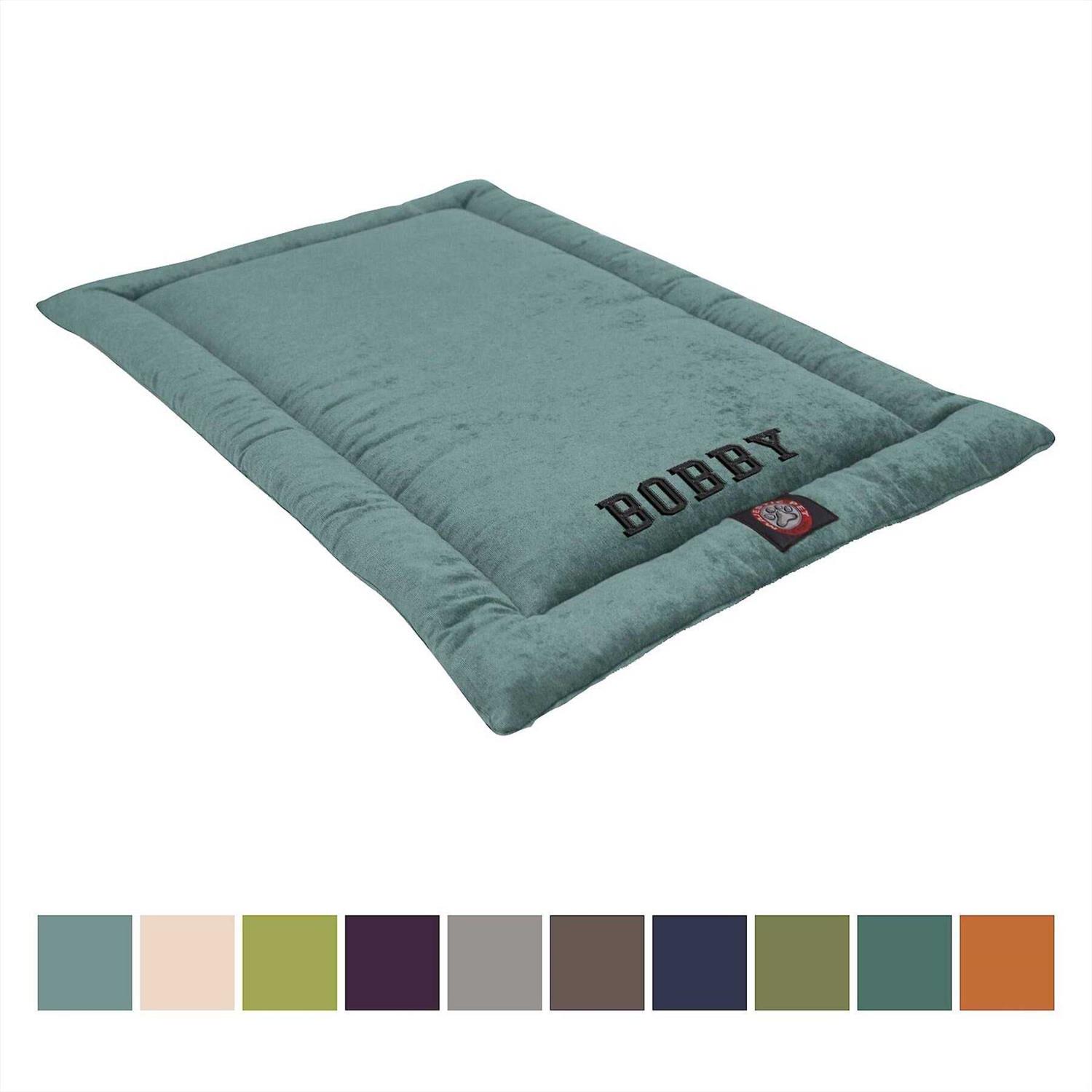 Majestic Pet Personalized Villa Dog Crate Mat - Healthber