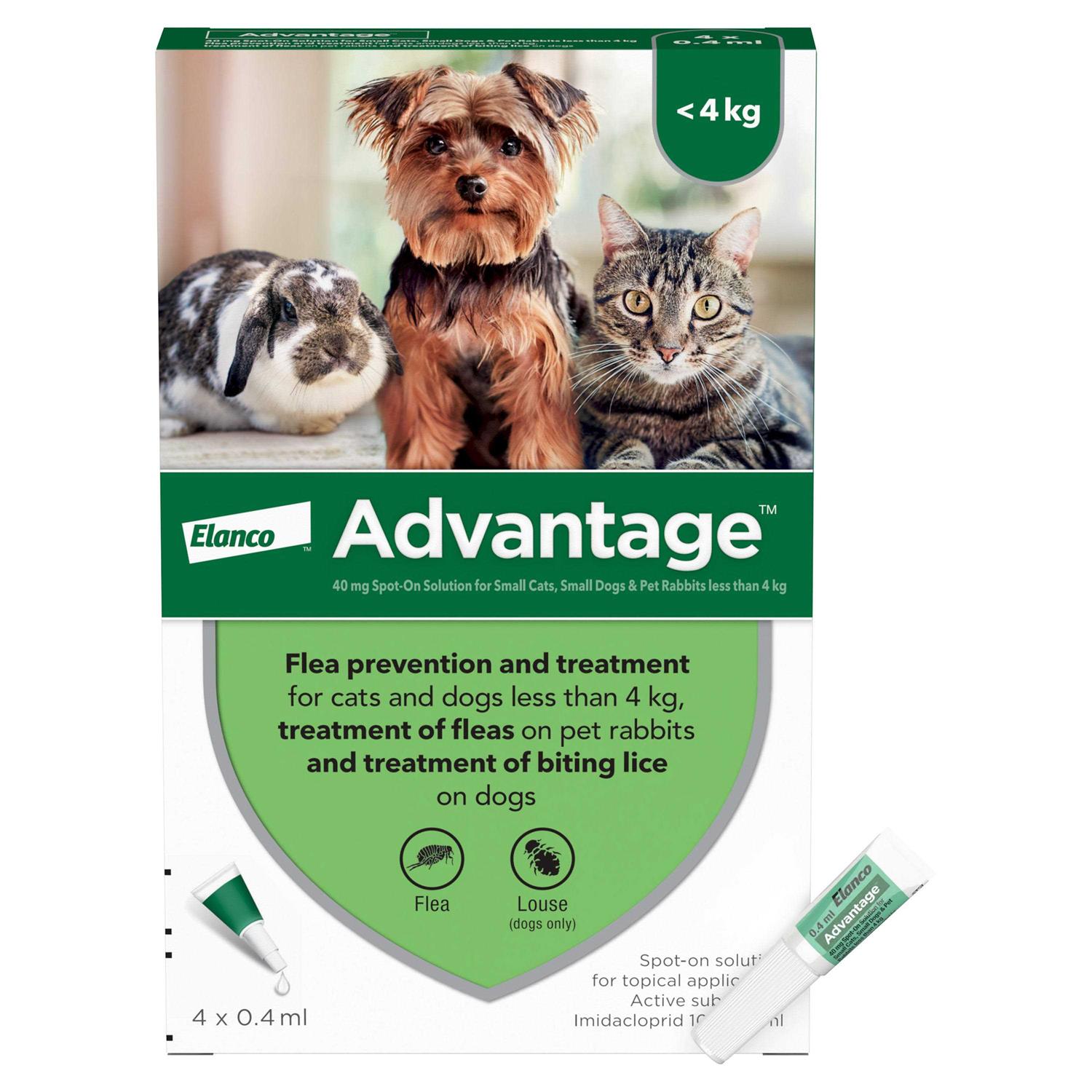Advantage 40mg Spot-On for Small Cats - Healthber