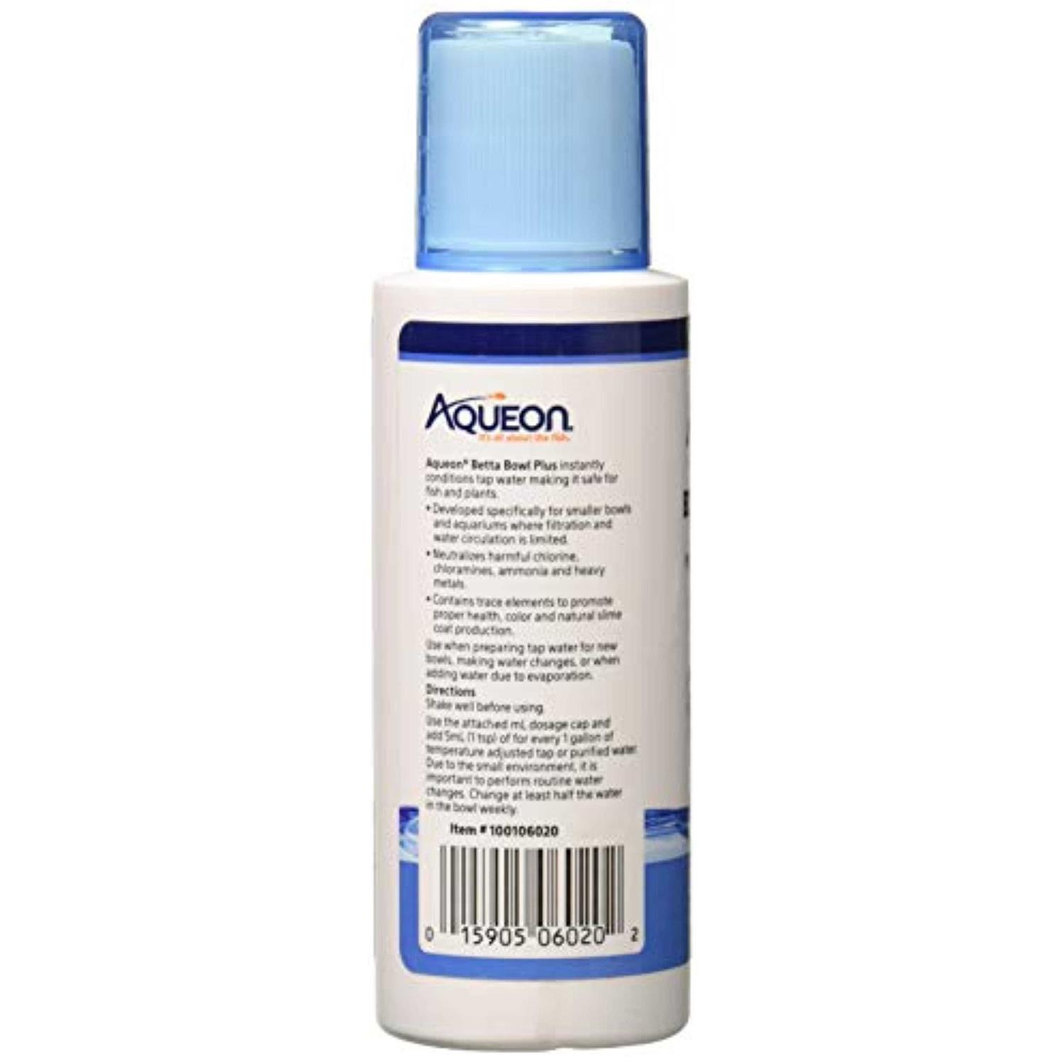 Aqueon Betta Bowl Plus Water Conditioner - Healthber