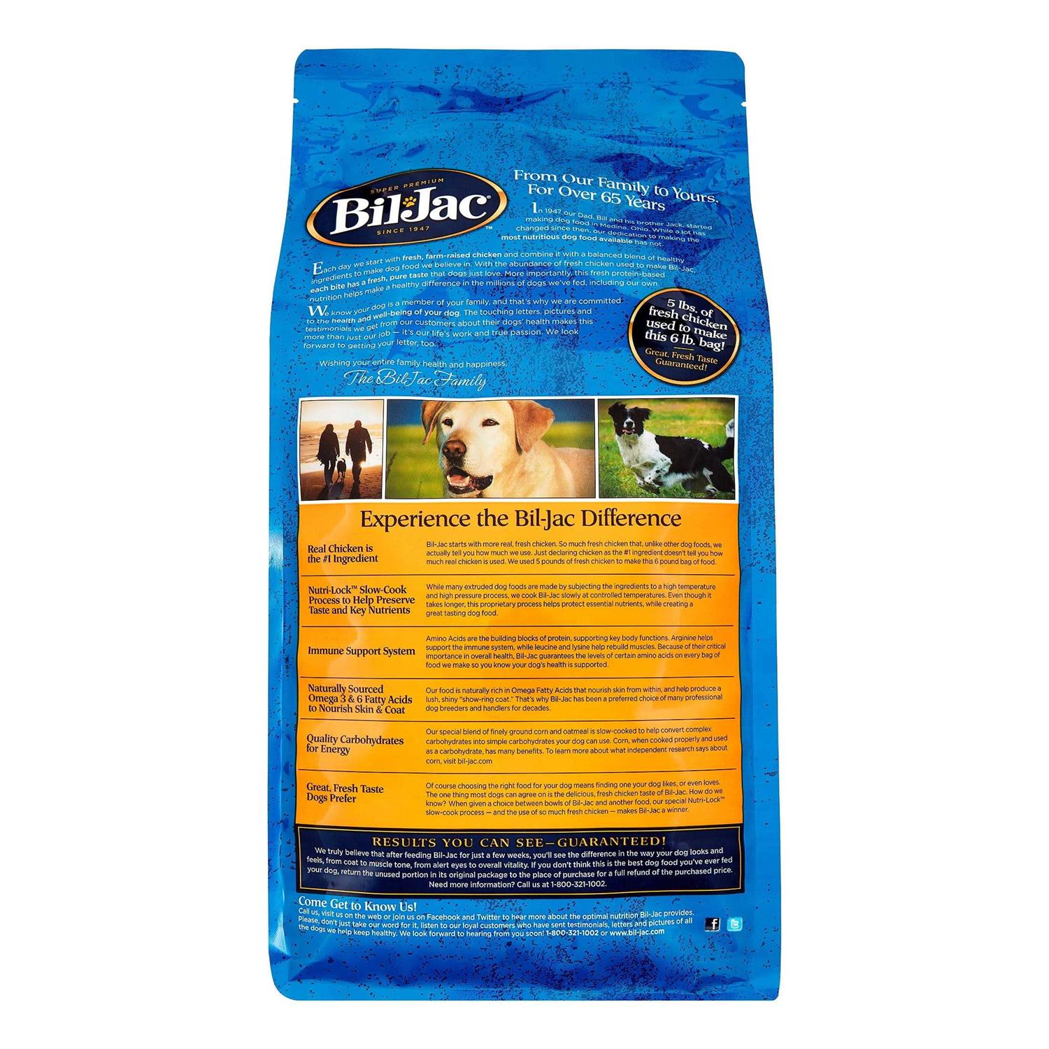 Bil-Jac Select Adult Dry Dog Food - Healthber