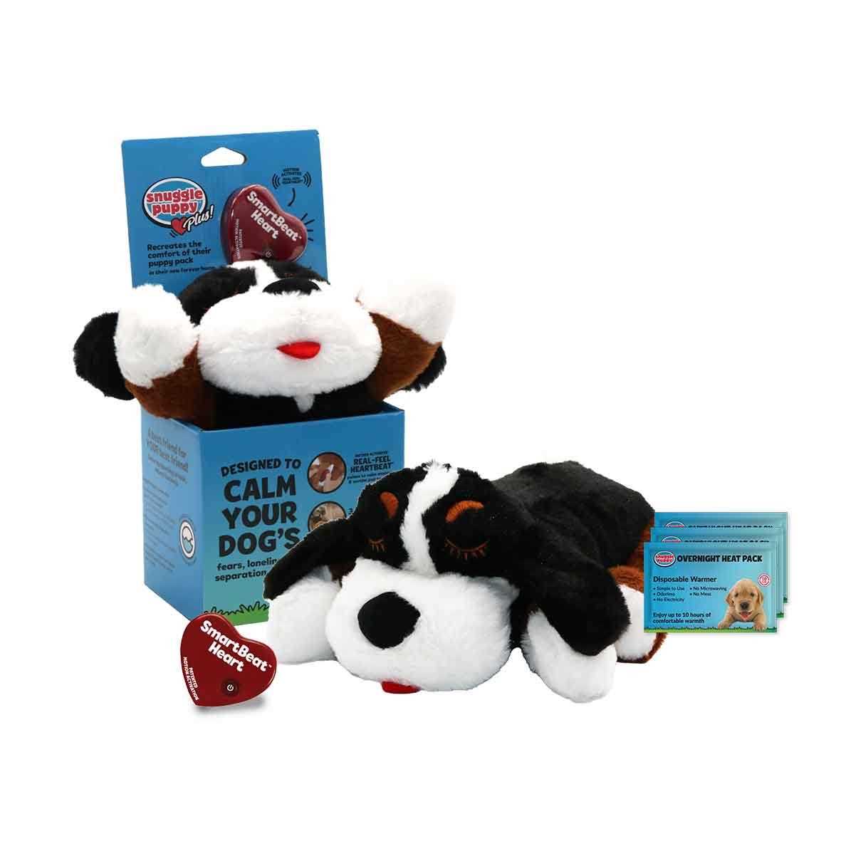 Snuggle Puppy Plus Smart Heartbeat Toy for Pet Anxiety Relief - Healthber