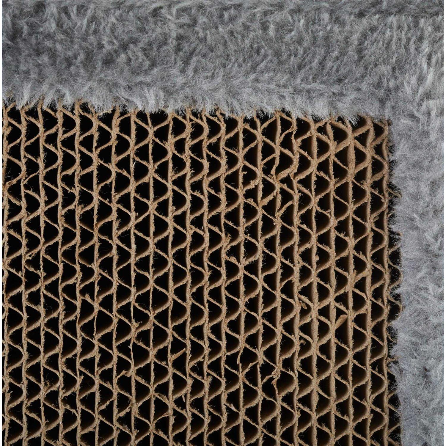 EveryYay Raised Runway Cat Scratch Post With Refillable Corrugated Cardboard - Healthber
