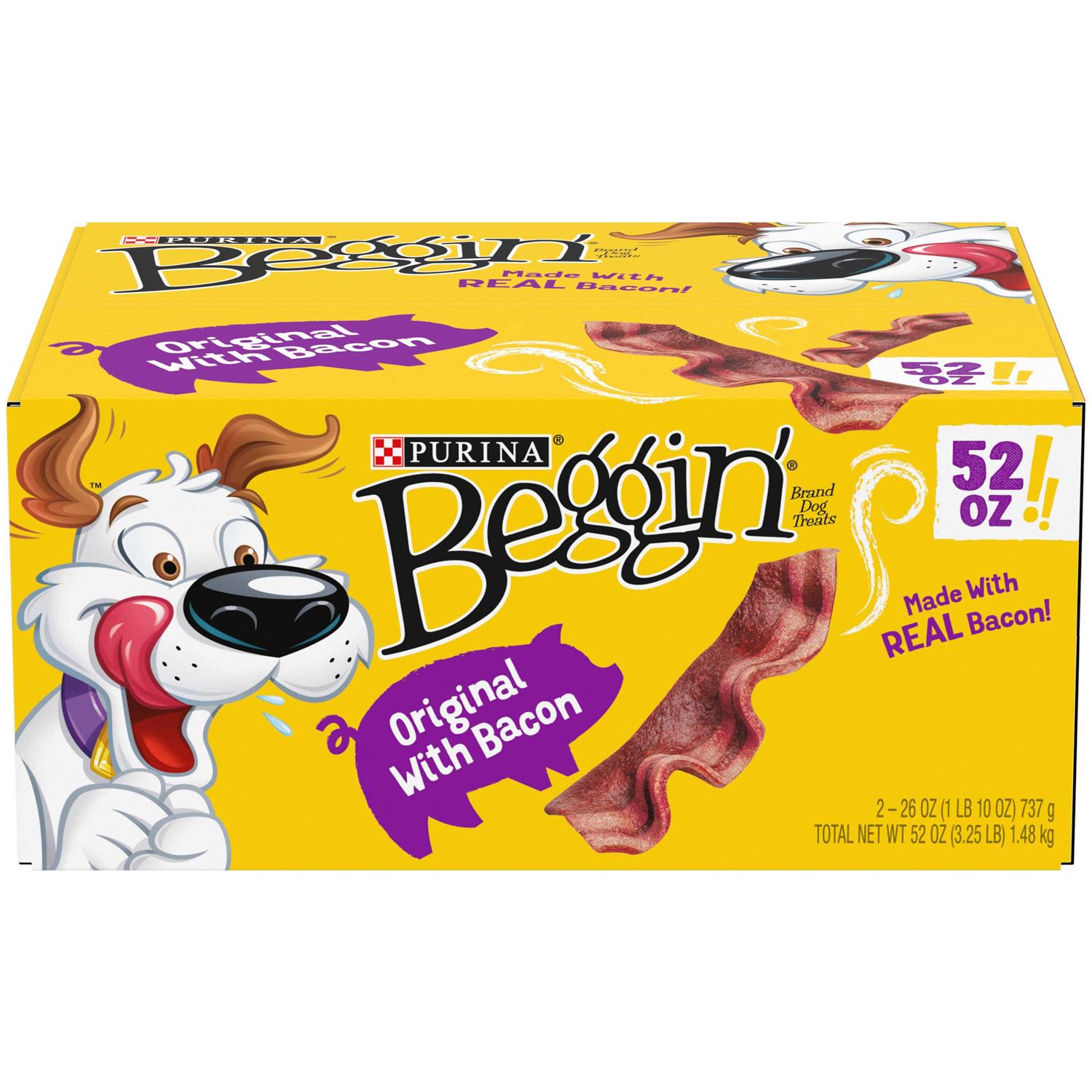Purina Beggin’ Strips Dog Dog Treats Bacon and - Healthber
