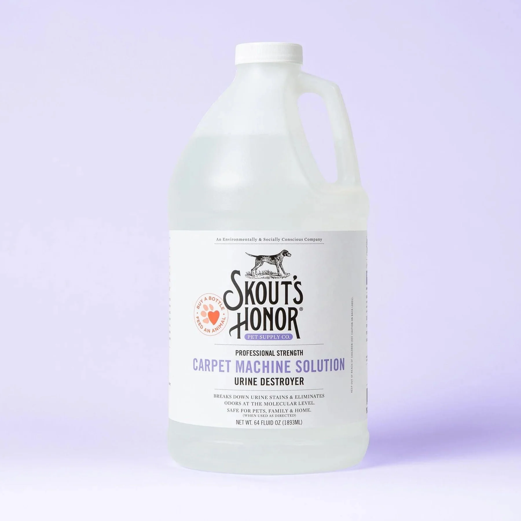 Skout's Honor Carpet Machine Solution, 64 oz - Healthber