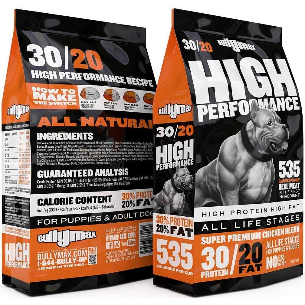 Bully Max High Performance Super Premium Dog Food - Healthber