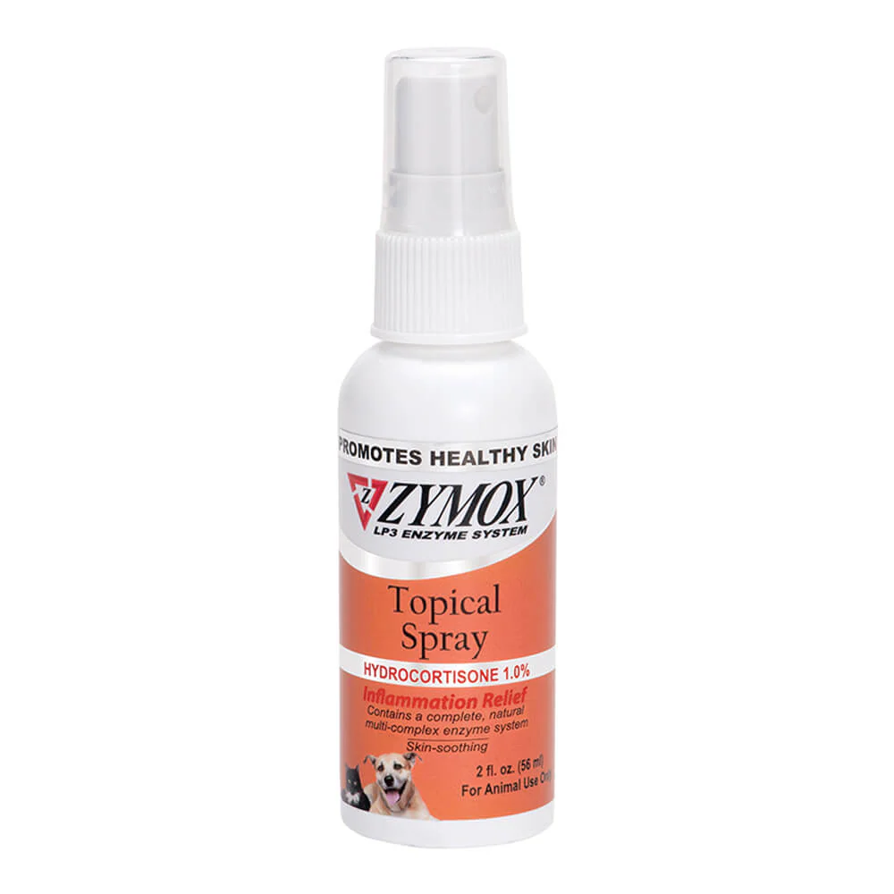 Zymox Topical Spray with Hydrocortisone, 2 oz - Healthber