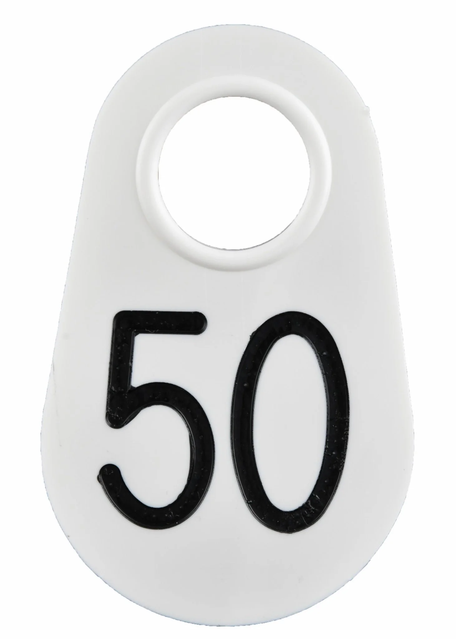 Bock's Identi White Numbered Nylon Tags, 25 pk - Healthber