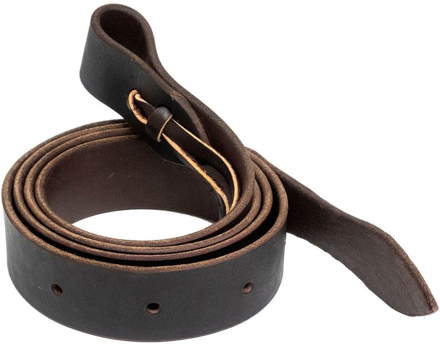 Poplar Head Premium Oiled Latigo Leather Cinch Strap - Healthber