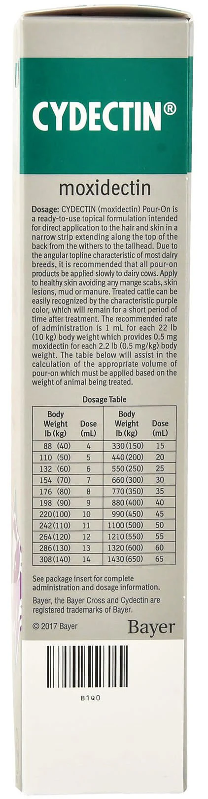 Cydectin Pour On Cattle Wormer - Healthber