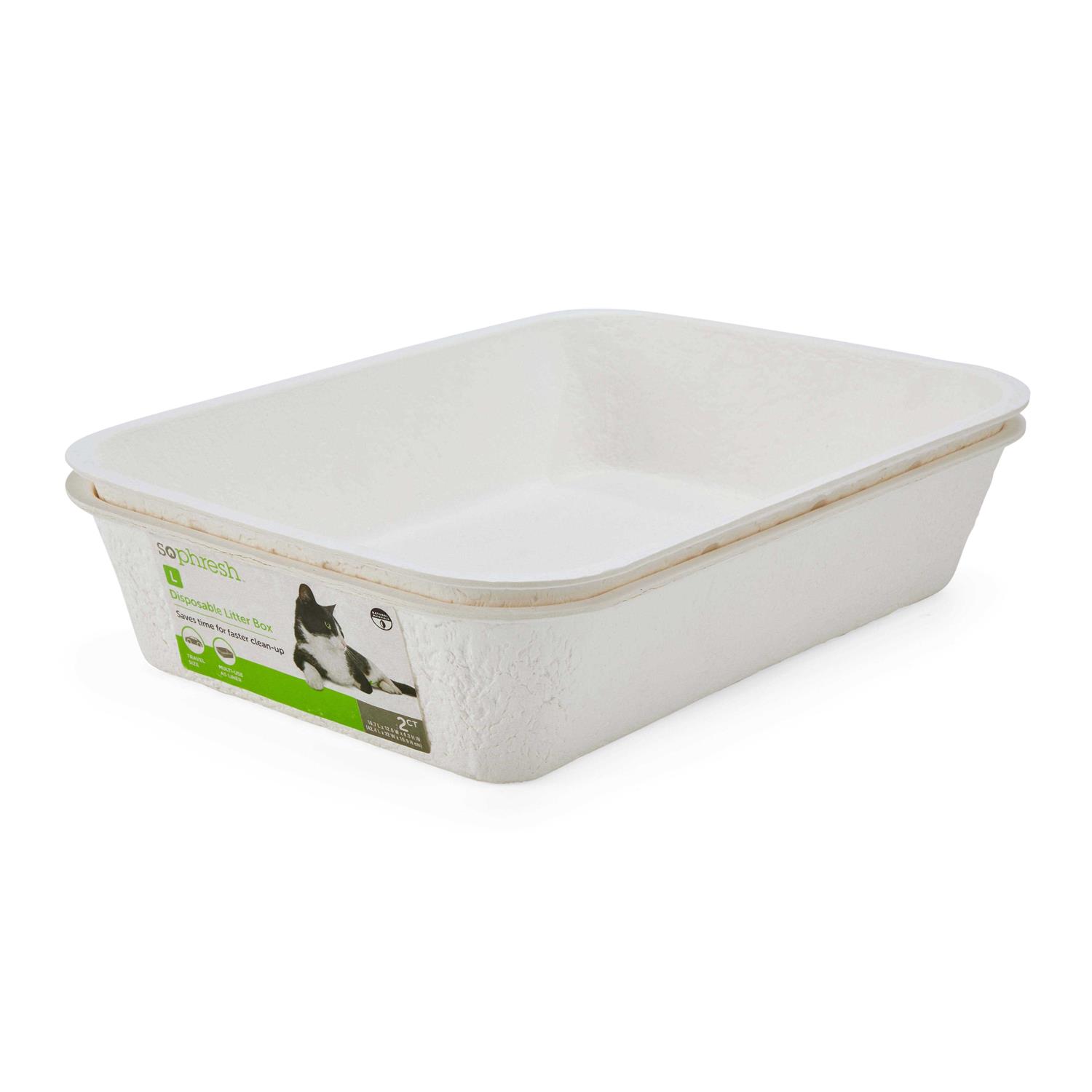 So Phresh Disposable Large Cat Litter Pans - Healthber