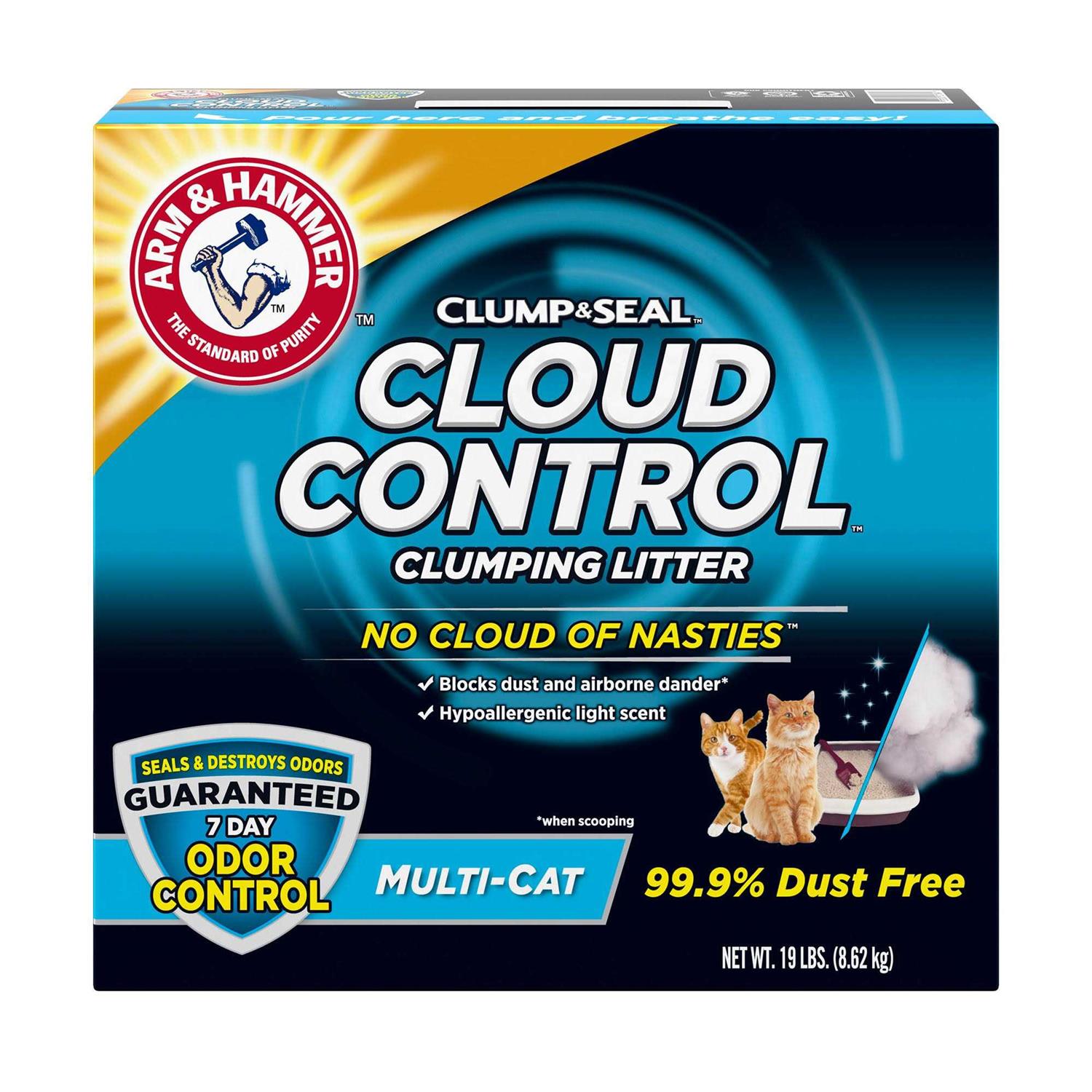 Arm & Hammer Cloud Control Clumping Multi-Cat Litter - Healthber