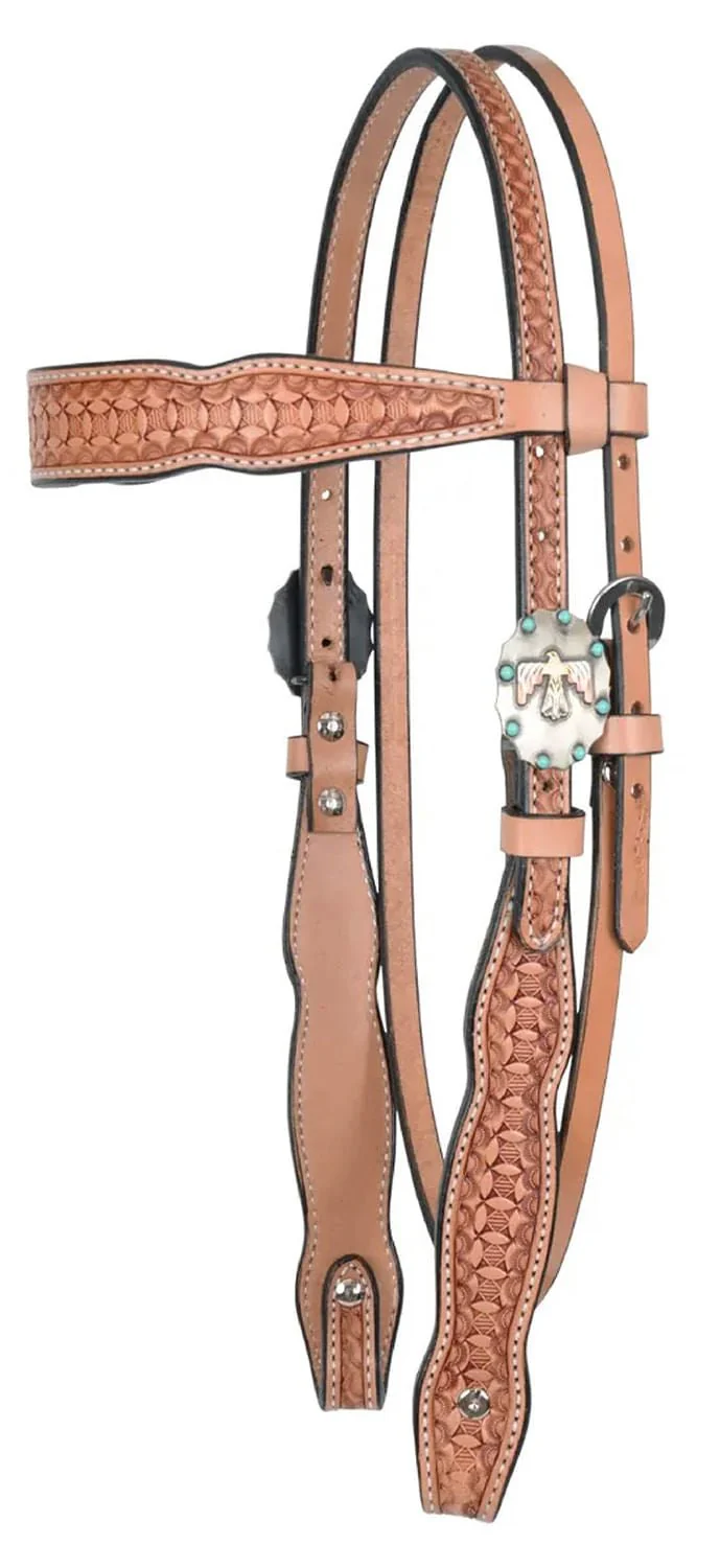 Circle Y Windsor Browband Headstall, Full - Healthber