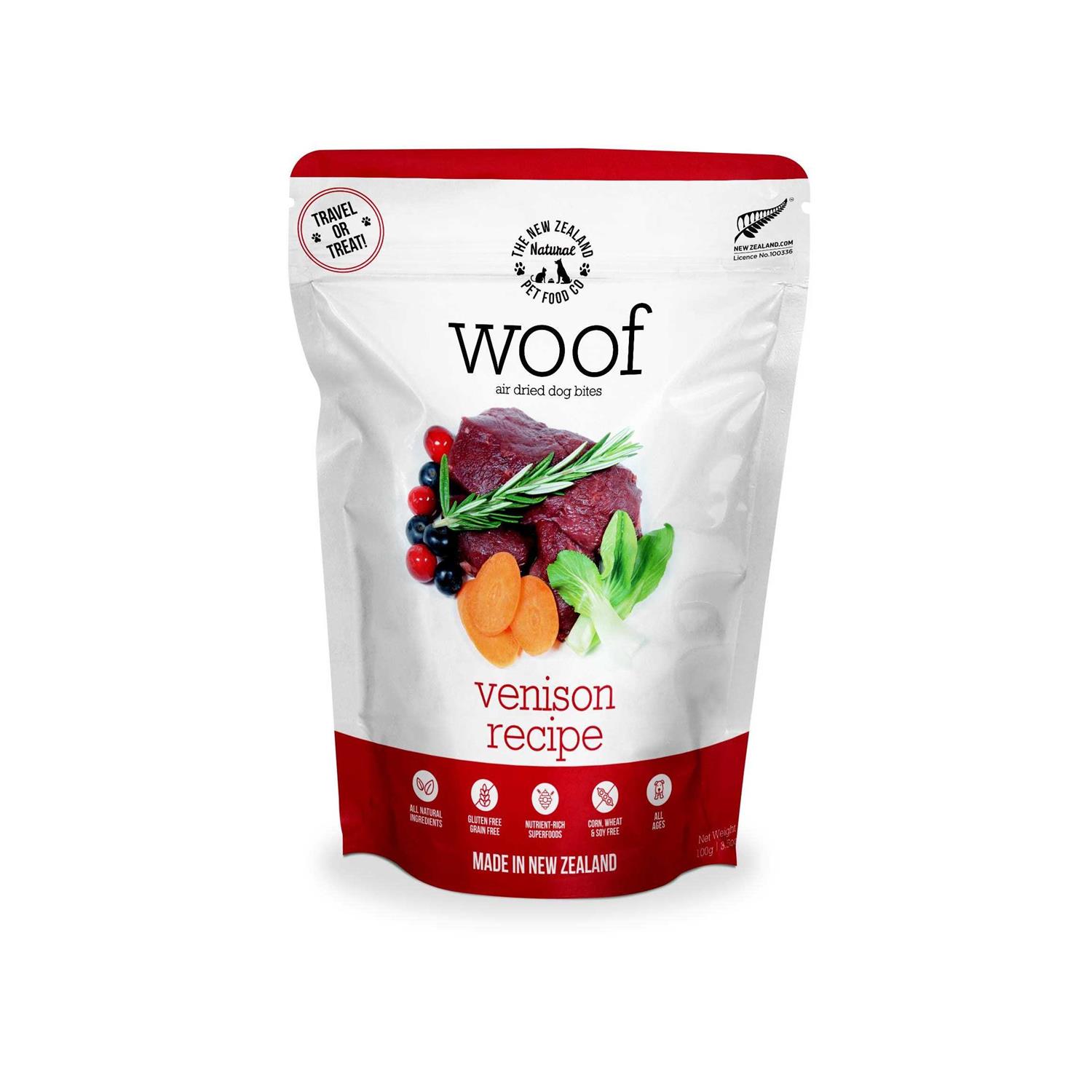 Woof Venison Air Dried Food - Healthber