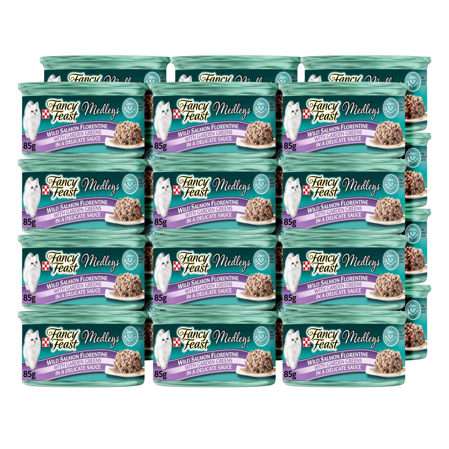 Fancy Feast Medleys Wild Salmon Florentine Cat Food - Healthber