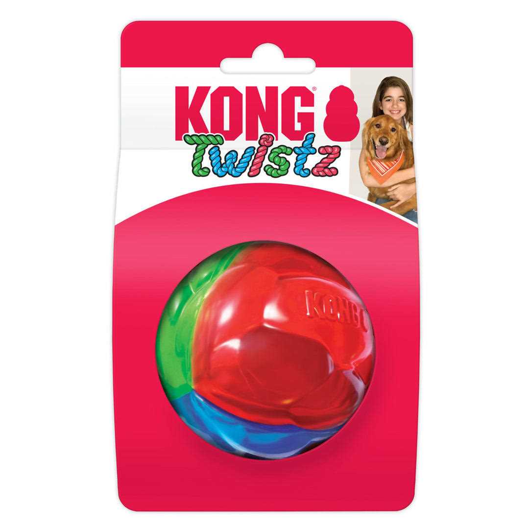 KONG Twistz Ball Dog Toy - Healthber