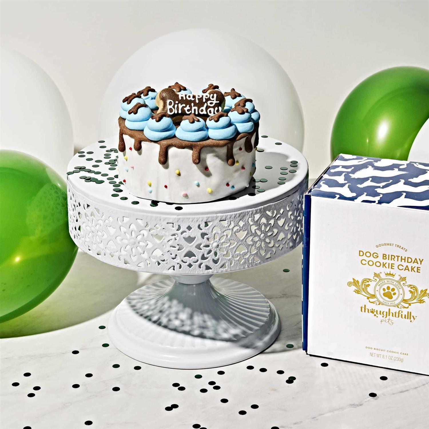 Thoughtfully Pets Dog Happy Birthday Mini Cookie Cake - Healthber