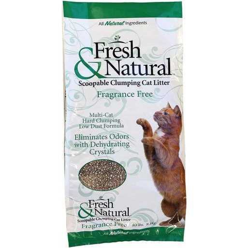 Fresh & Natural Fragrance Scoopable Clay Cat Litter - Healthber
