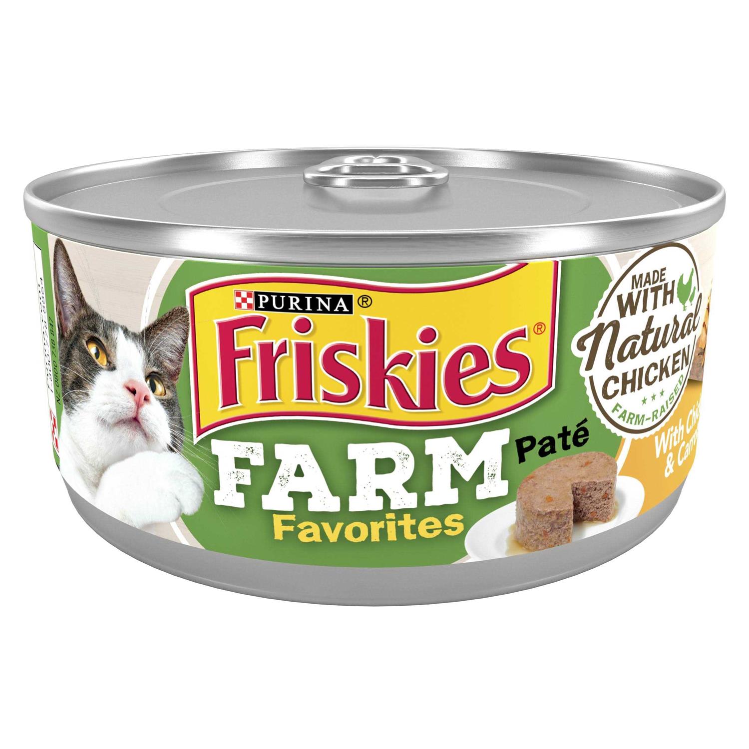 Purina Friskies Farm Favorites Pate Wet Cat Food Chicken - Healthber