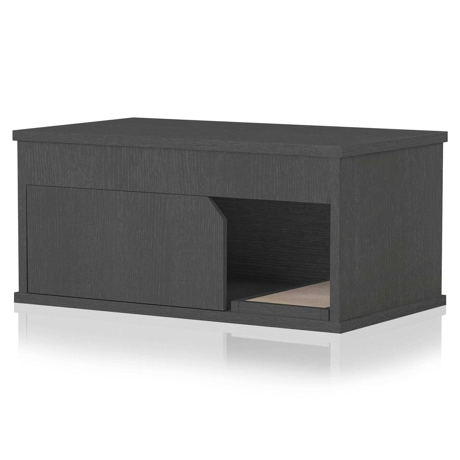 Way Basics Cat Litter Box Enclosure One Door - Healthber
