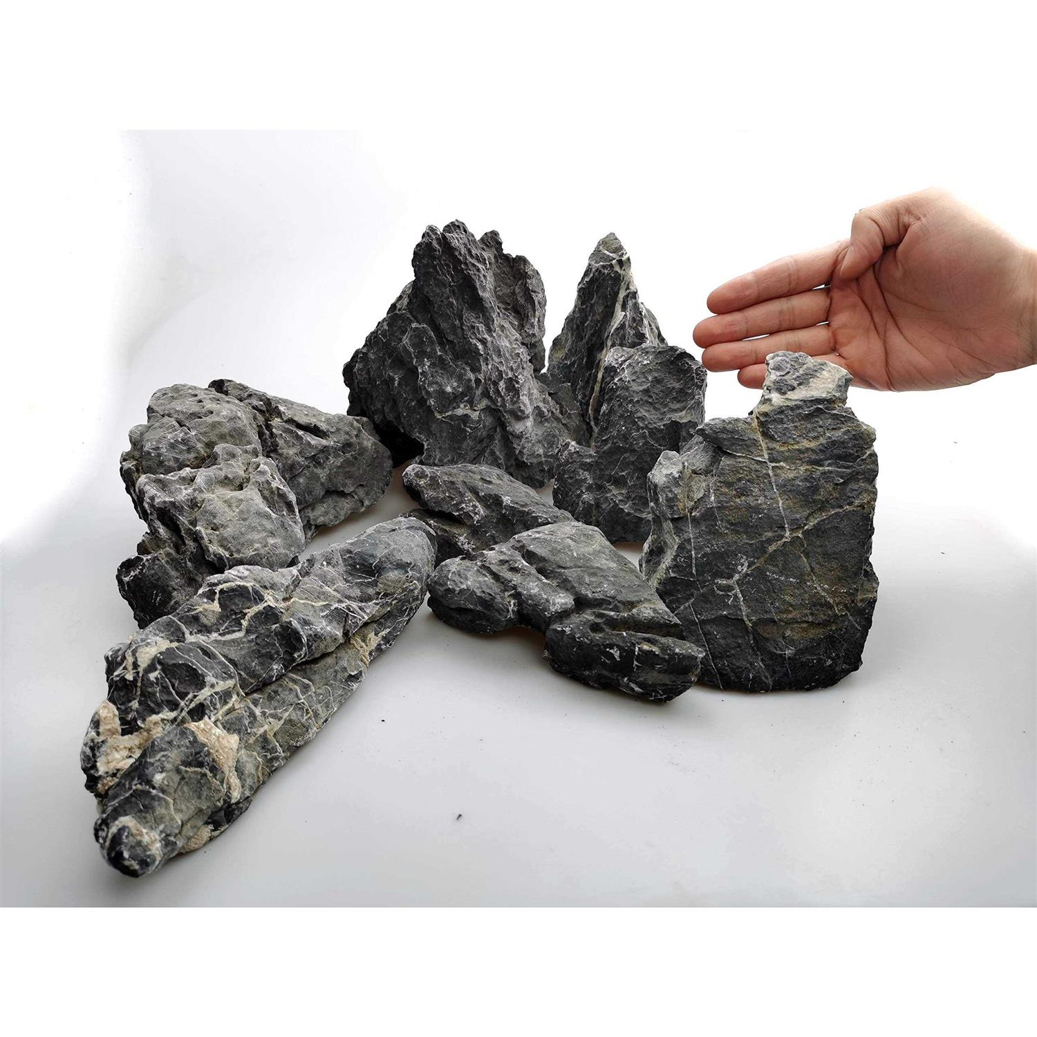 Voulosimi 44 lb Seiryu Rock Stone for Aquariums - Healthber