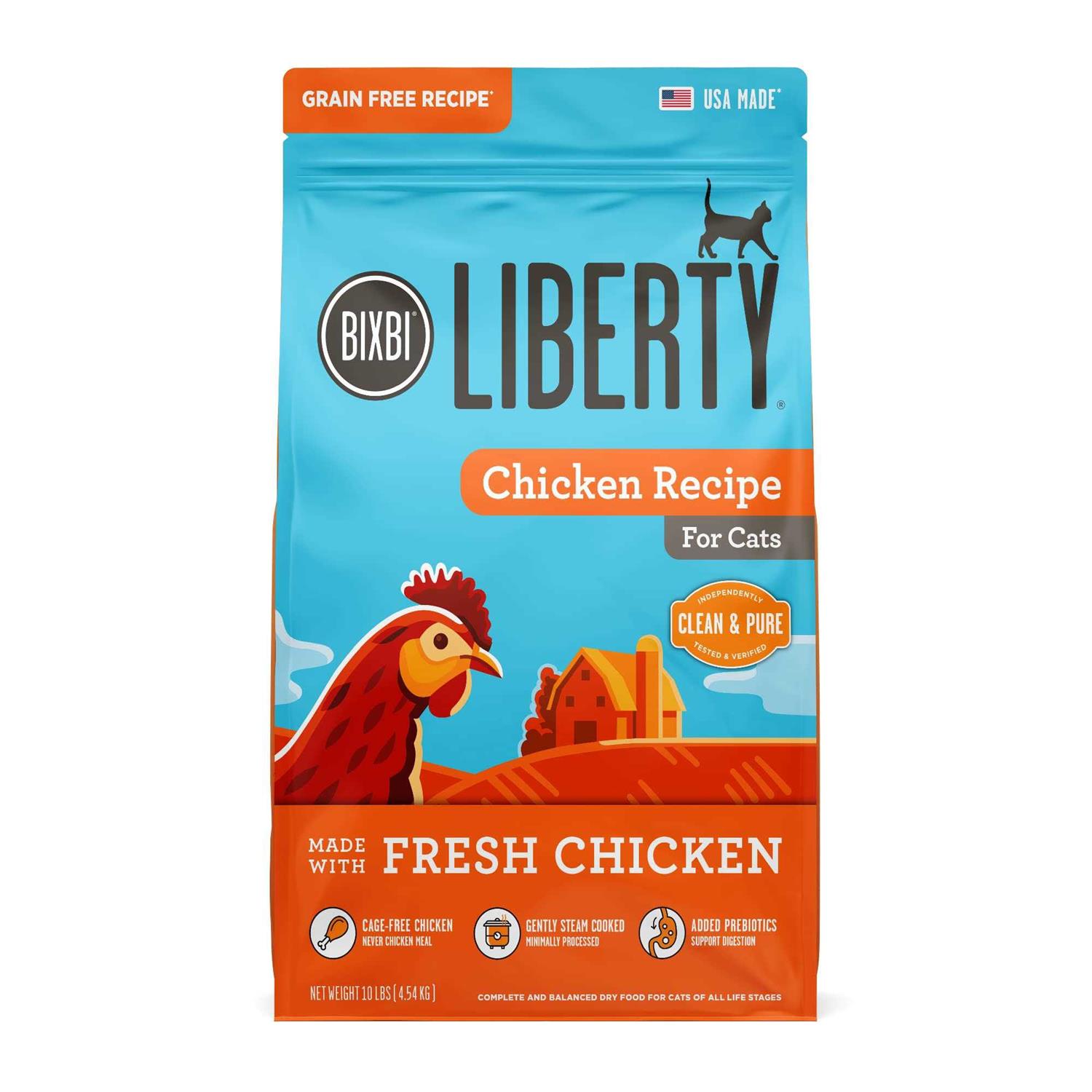 BIXBI Liberty Chicken Recipe Dry Cat Food - Healthber