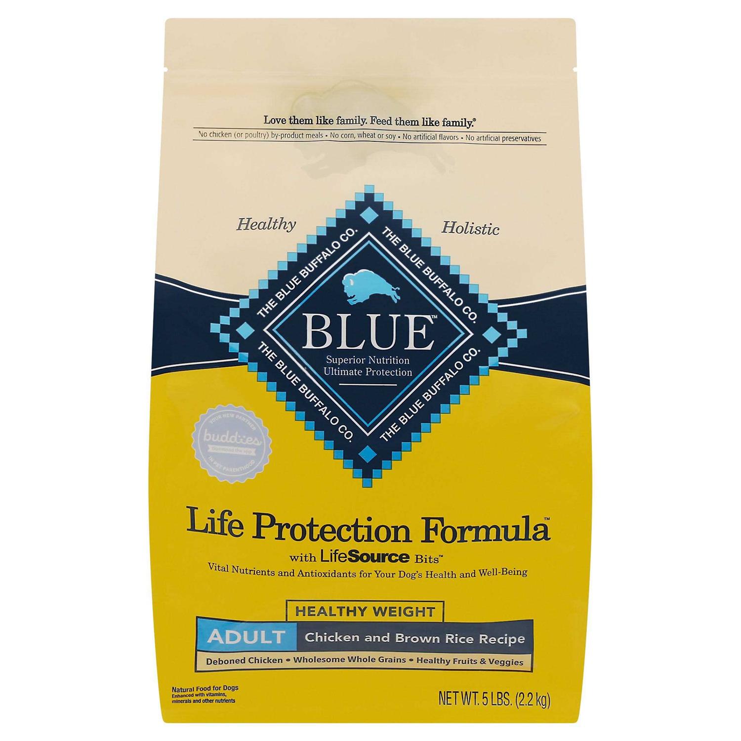 Blue Buffalo Life Protection Formula Healthy Weight Adult Chicken & Brown Rice Dry Dog Food - Healthber