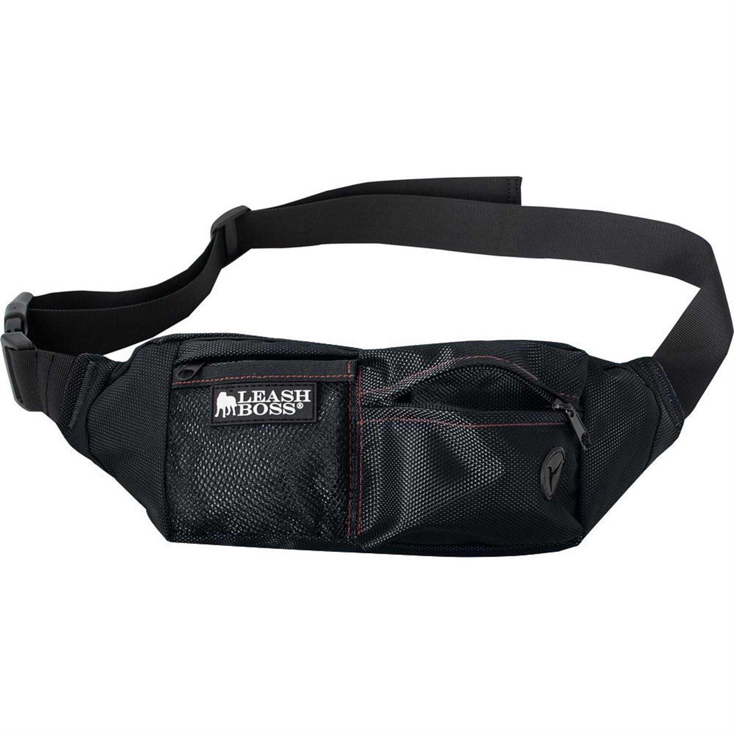 Leashboss PackUp Pouch Dog Treat Training Pouch with Waste Bag Dispenser - Healthber