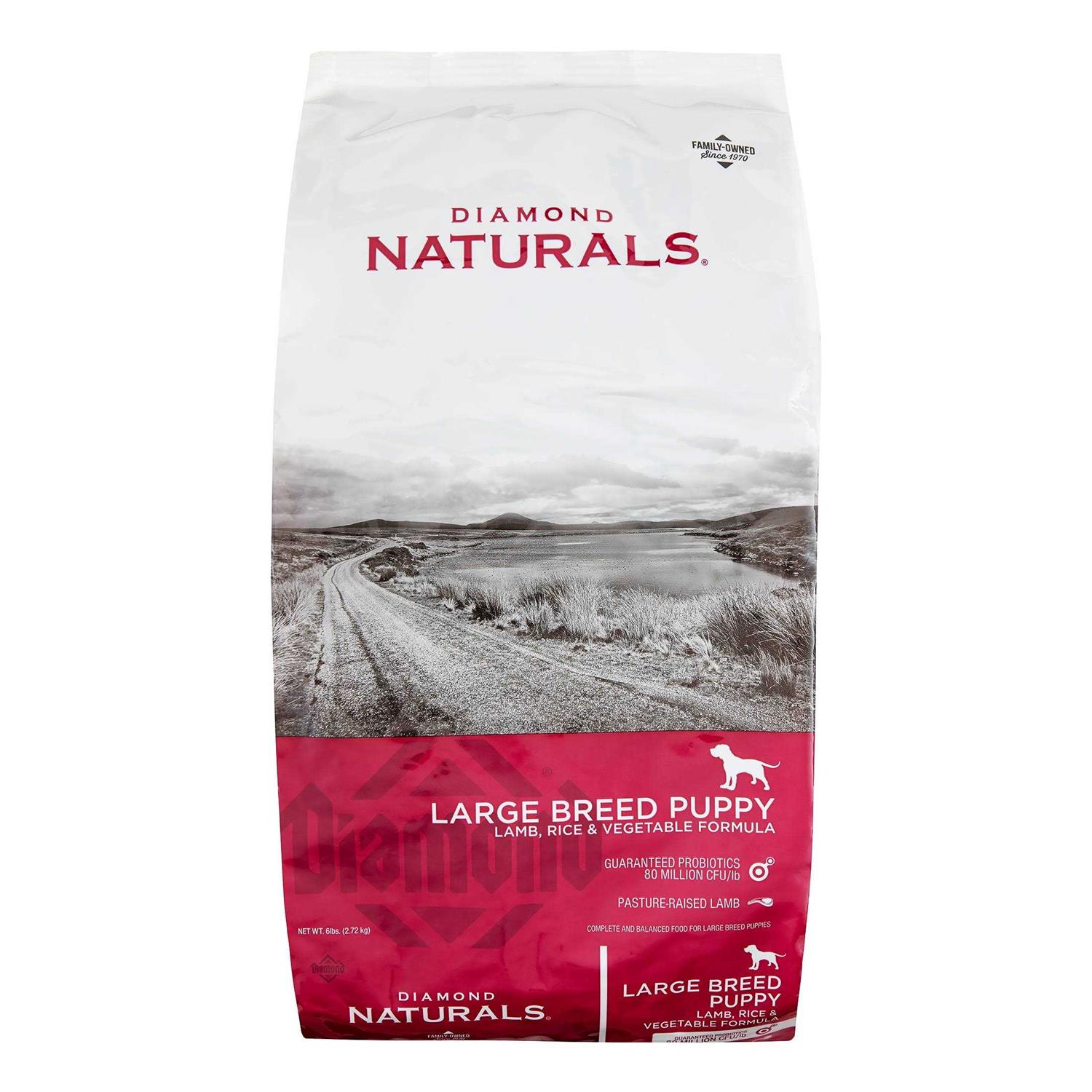 Diamond Naturals Food Puppy Large Breed Lamb Rice - Healthber