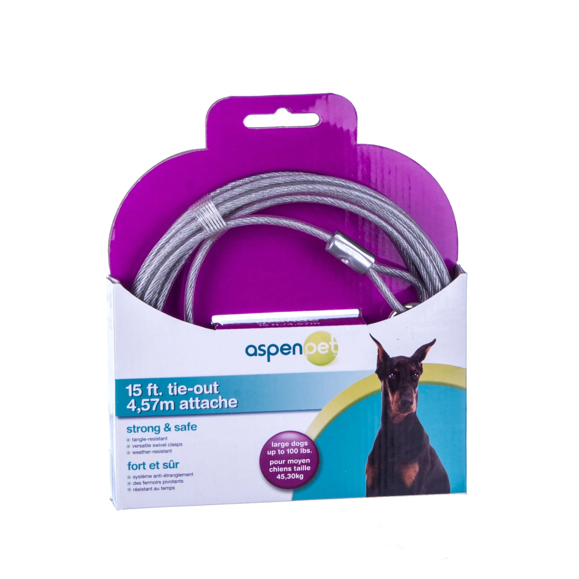 AspenPet Tie-Out Cables - Healthber
