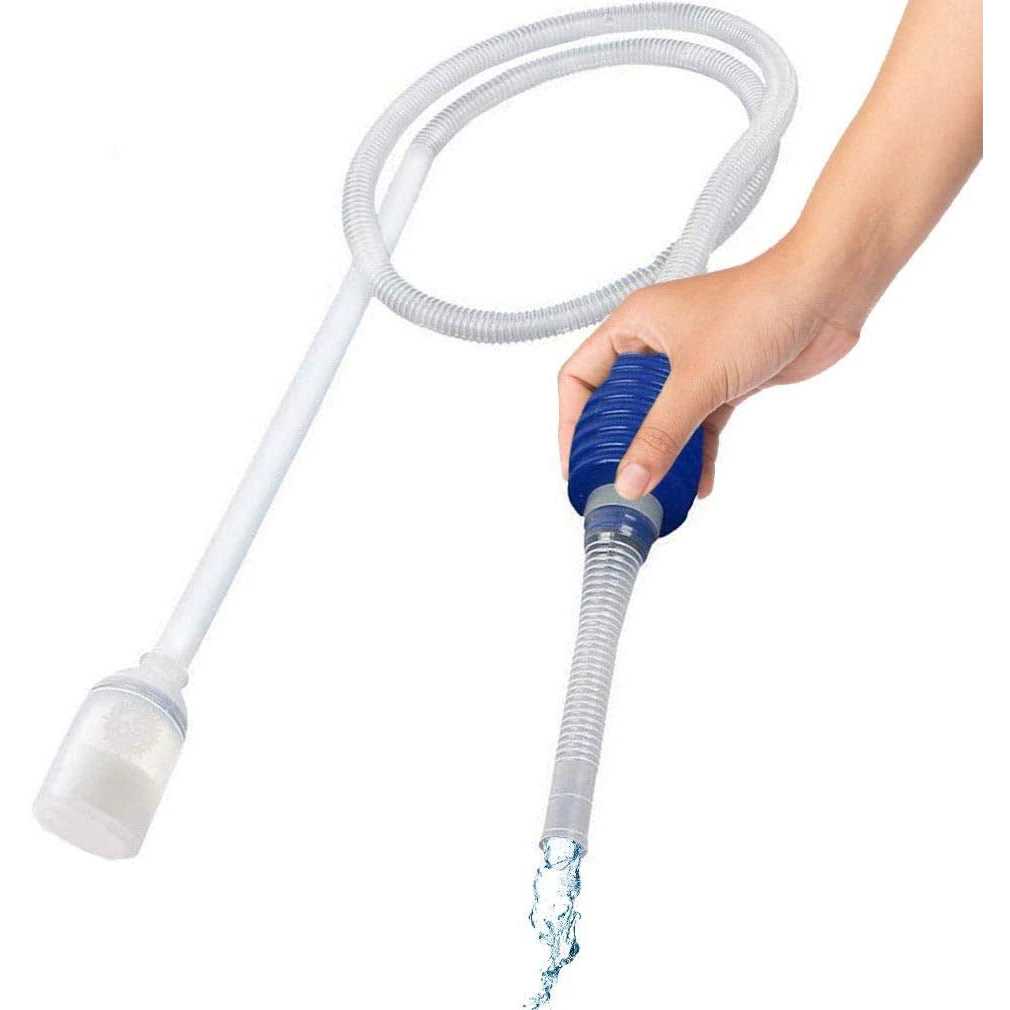 Sungrow Gravel Cleaner Vacuum Pump & Tank Water Changer Betta Fish Aquarium Siphon - Healthber