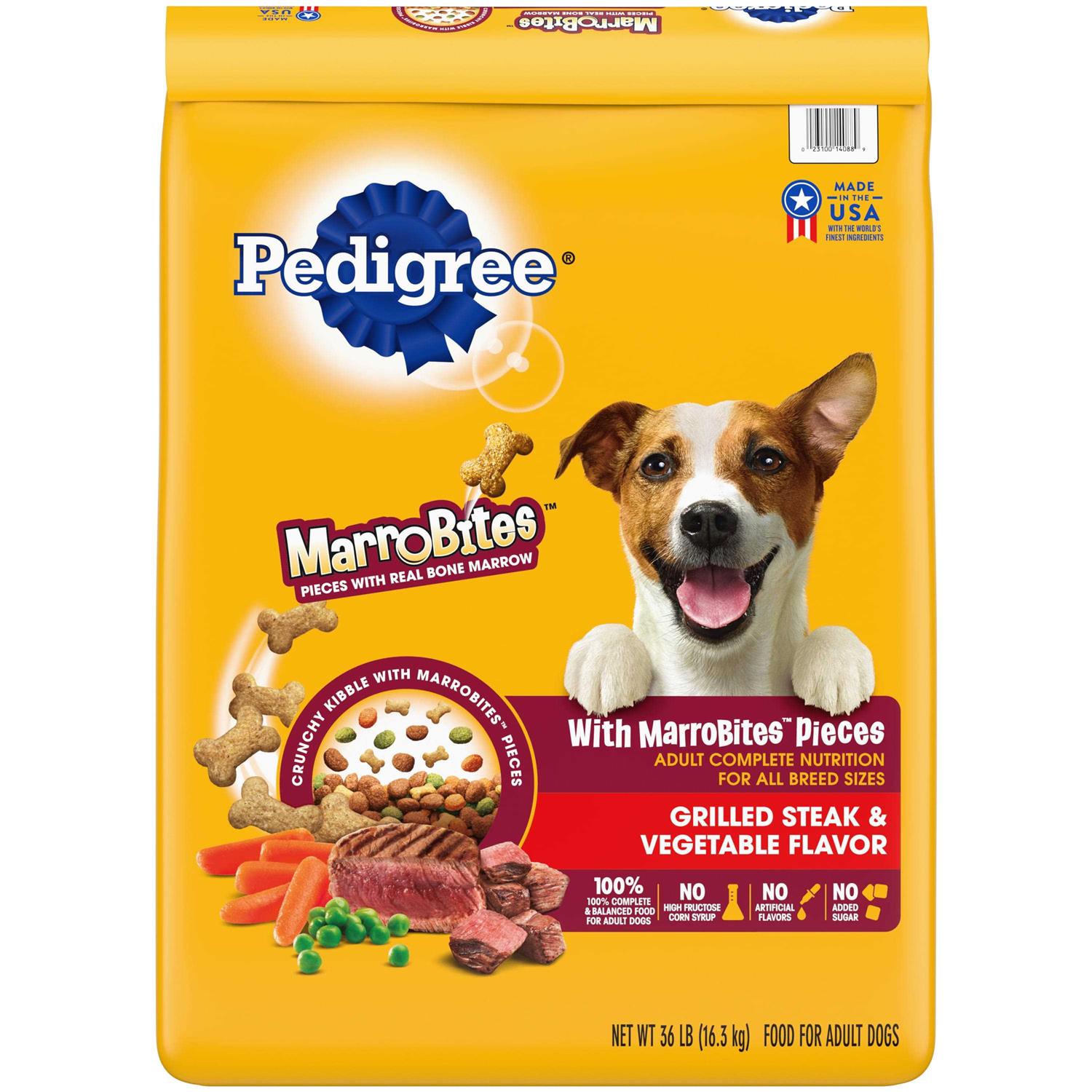 Pedigree Marrobites Steak & Vegetable Adult Dry Dog Food - Healthber