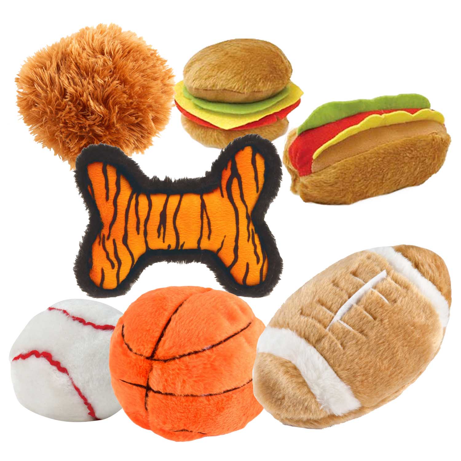 Plush Shapes Share the Love, 7 Piece Kit - Healthber