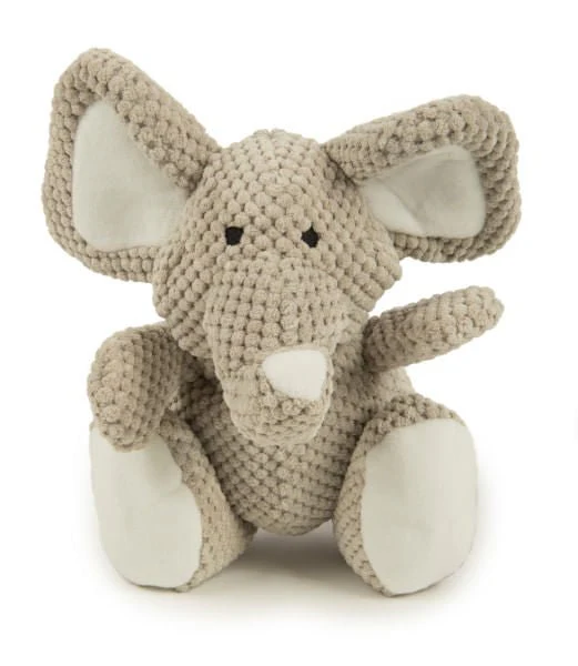 Gray Elephant Dog Toy, Large - Healthber