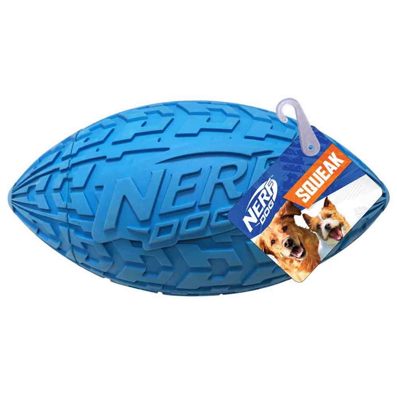 Nerf Dog Tire Football Dog Toy - Healthber