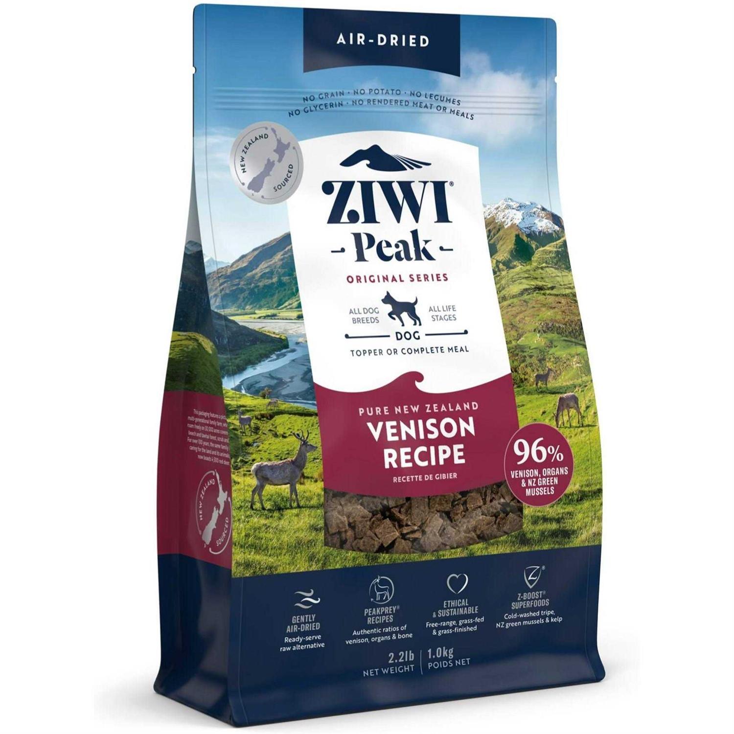 Ziwi Peak Air-Dried Dog Food Venison - Healthber