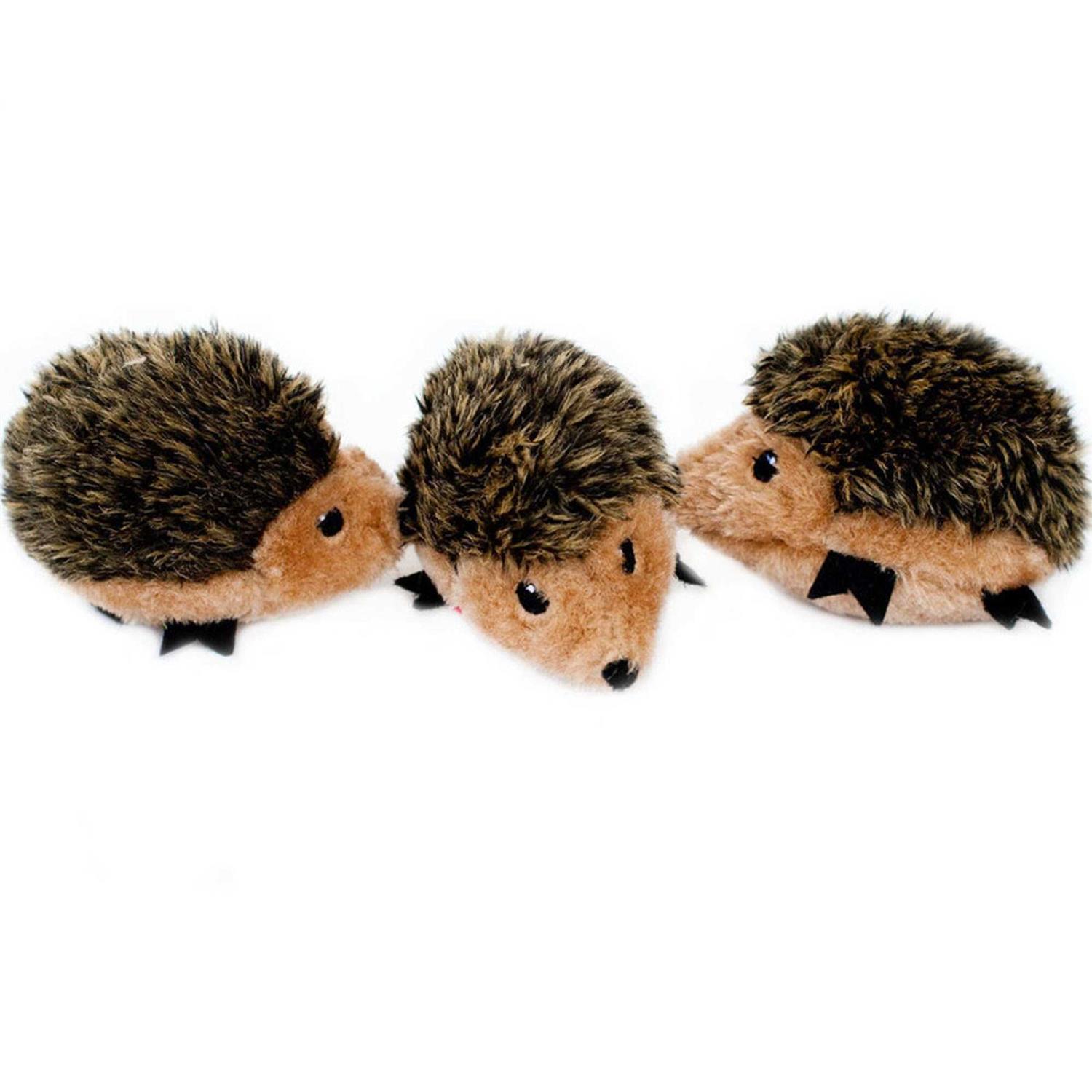 ZippyPaws Miniz Dog Toys Hedgehogs - Healthber