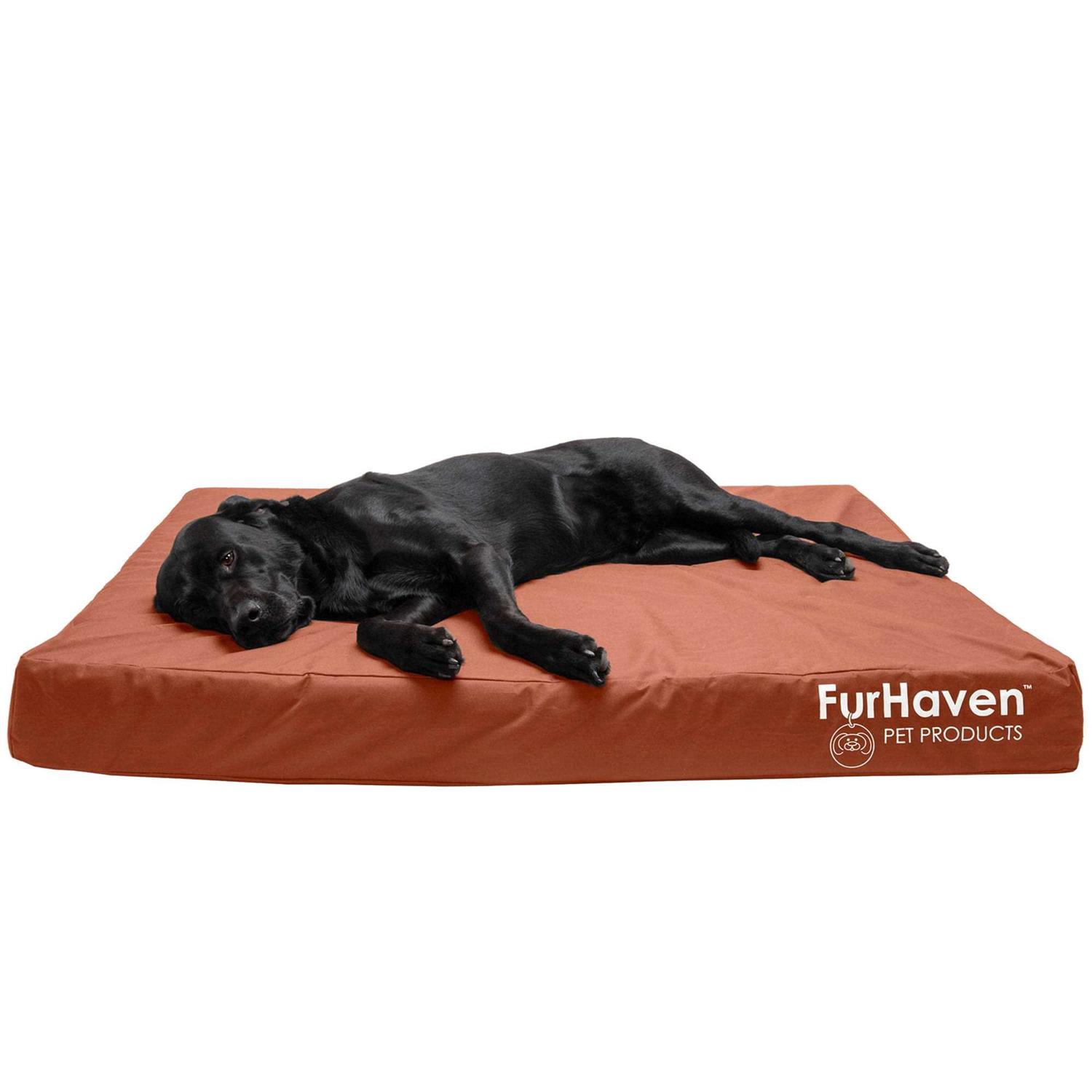 Oxford Indoor/Outdoor Deluxe Orthopedic Pet Bed FurHaven - Healthber