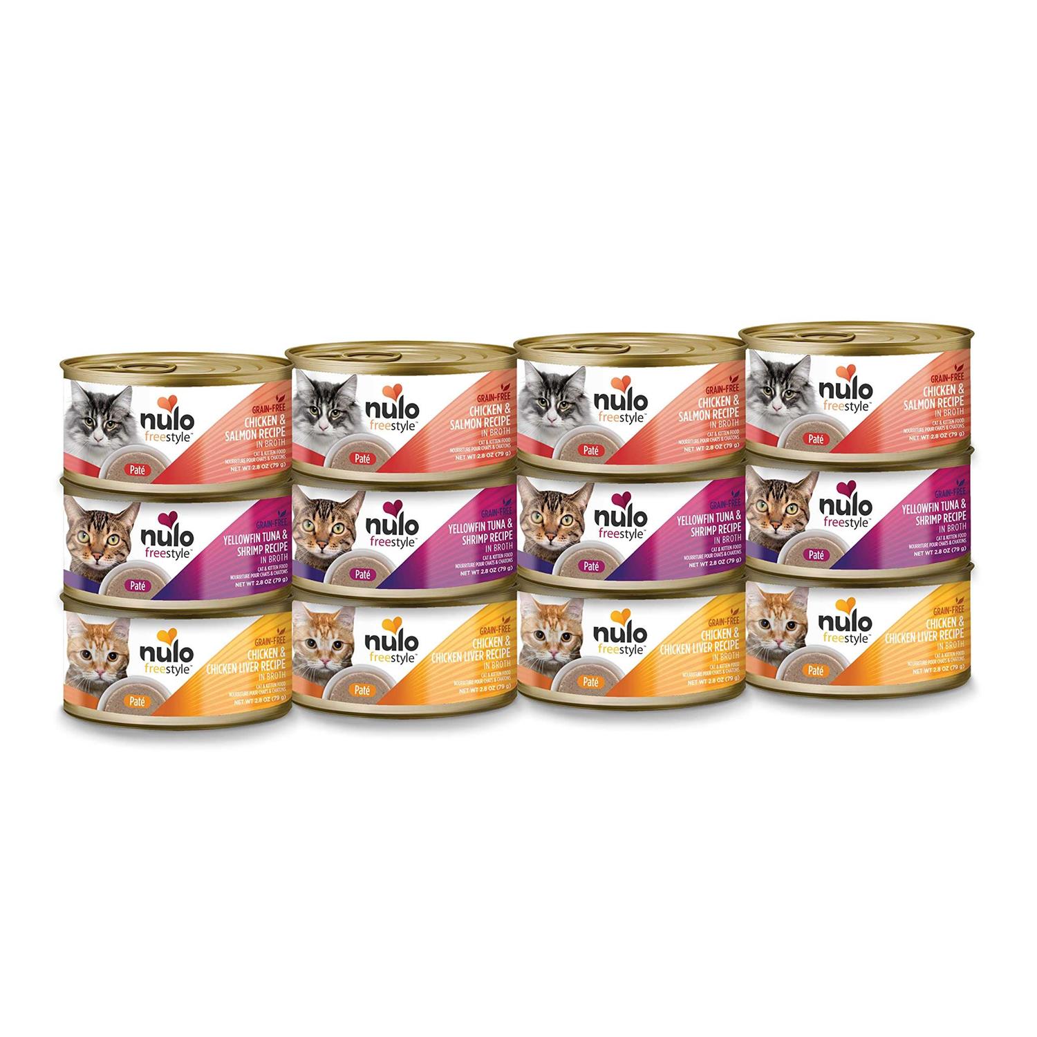 Nulo Freestyle Cat & Kitten Grain-Free Pate Variety Pack Cat Food - Healthber