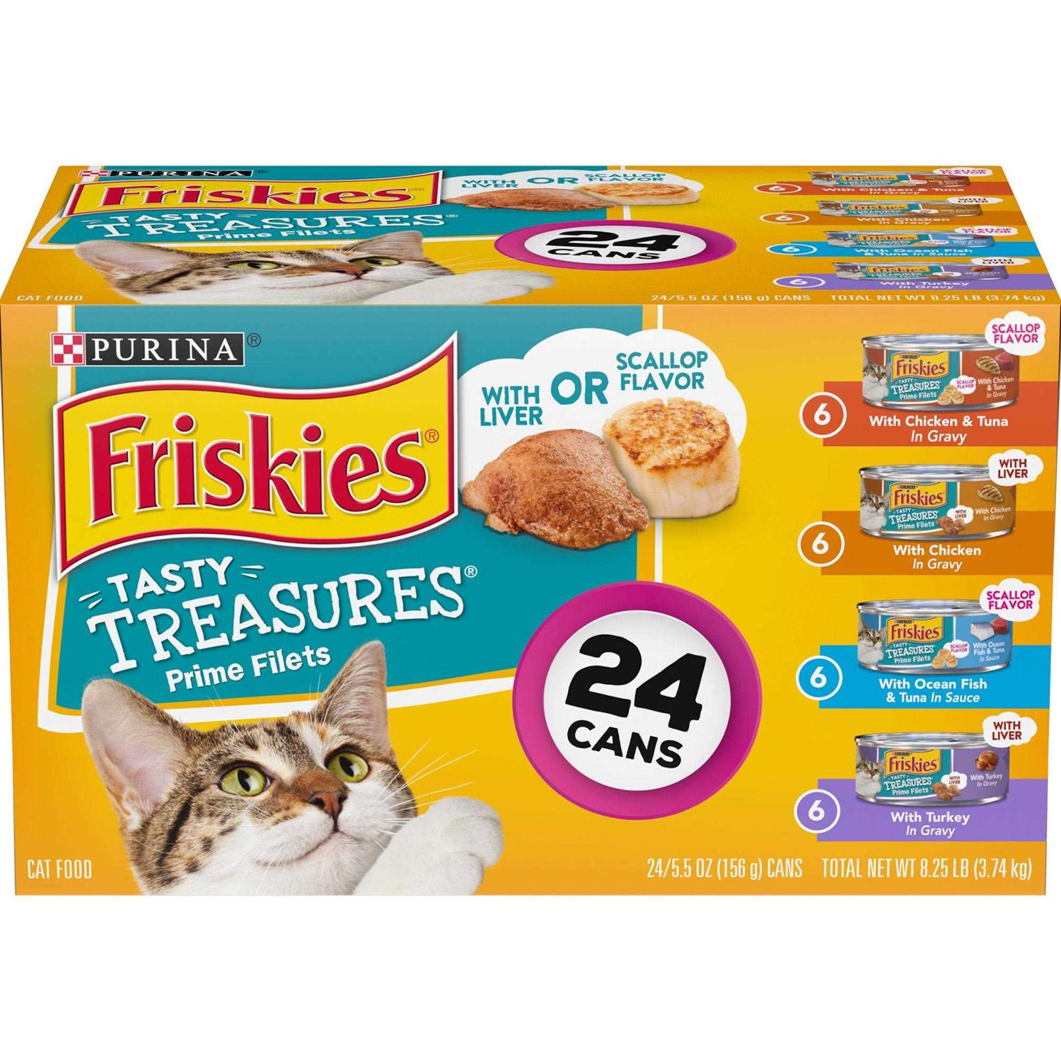 Purina Friskies Tasty Treasures Wet Cat Food - Healthber