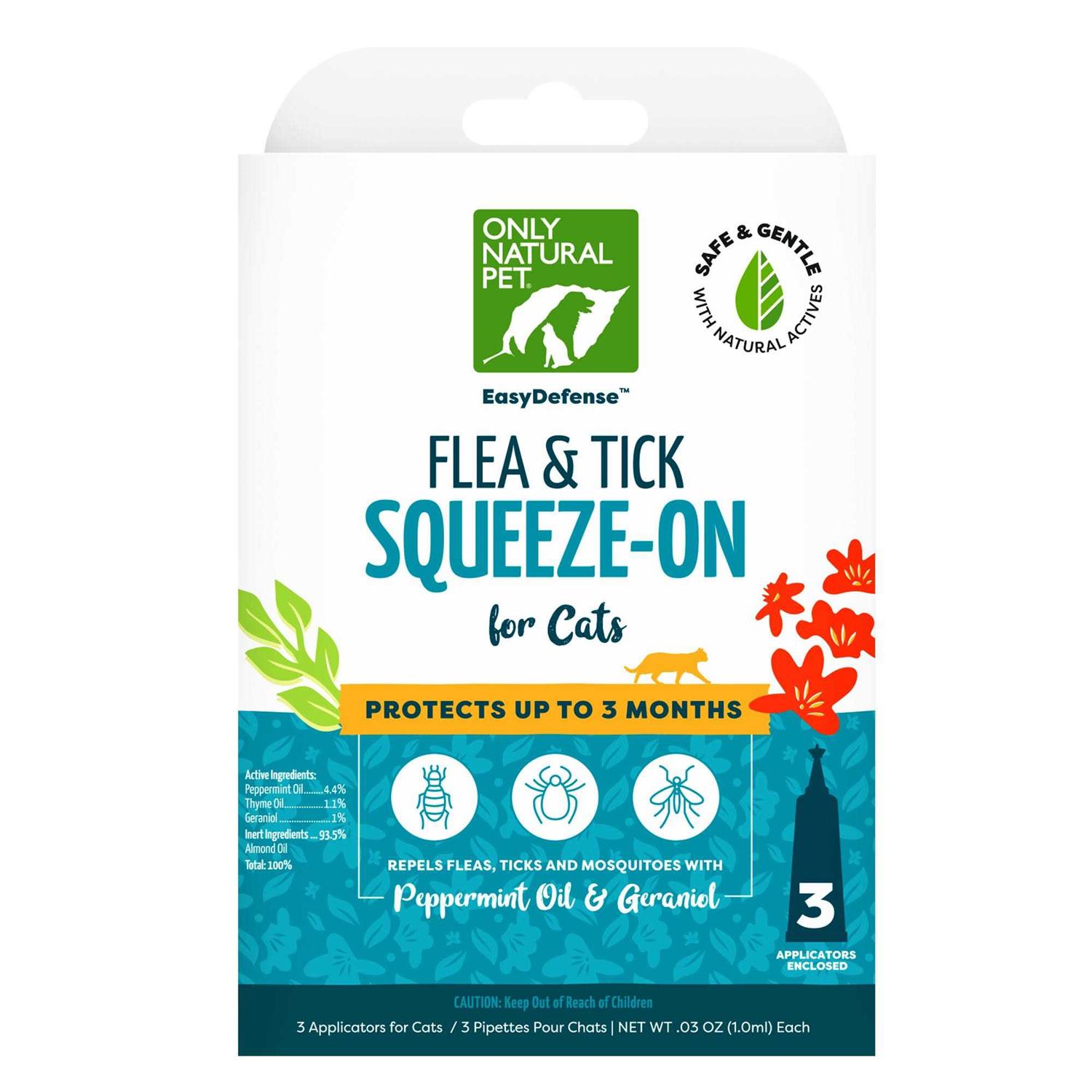 Only Natural Pet Flea and Tick Prevention for Cats - Healthber