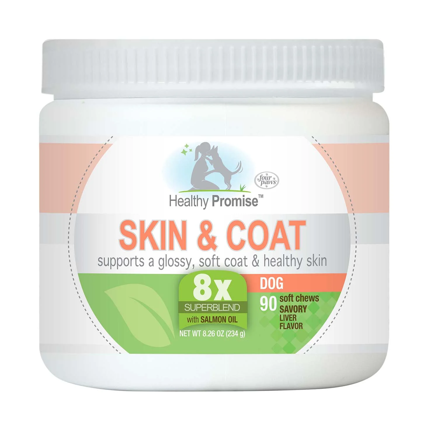 Healthy Promise Skin and Coat Soft Chews for Dogs, Savory Liver, 90 ct - Healthber