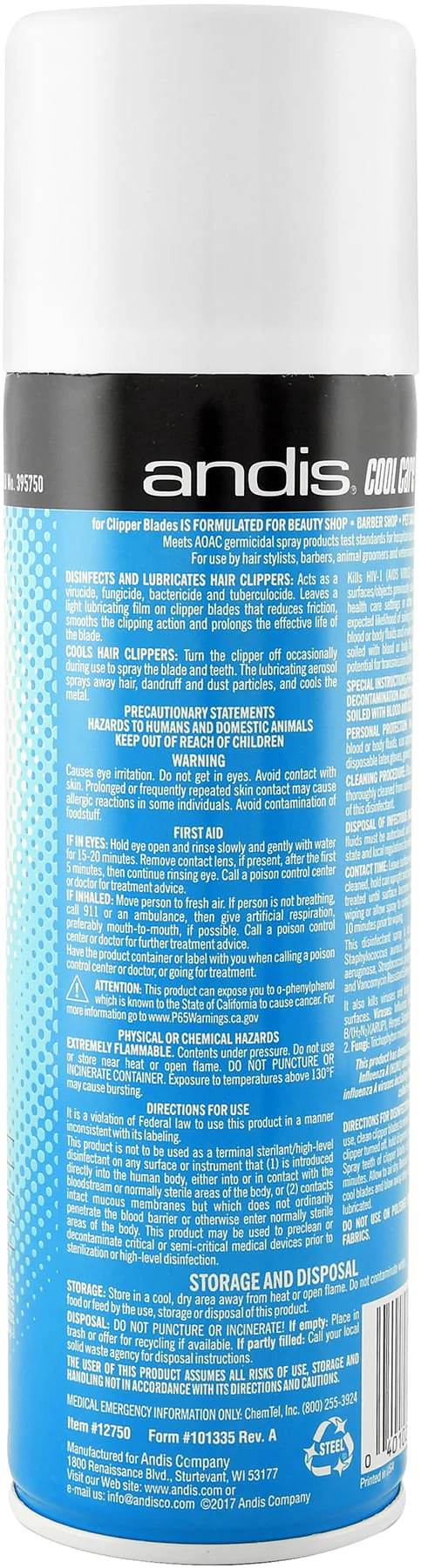 Andis Cool Care Plus, 15.5 oz - Healthber
