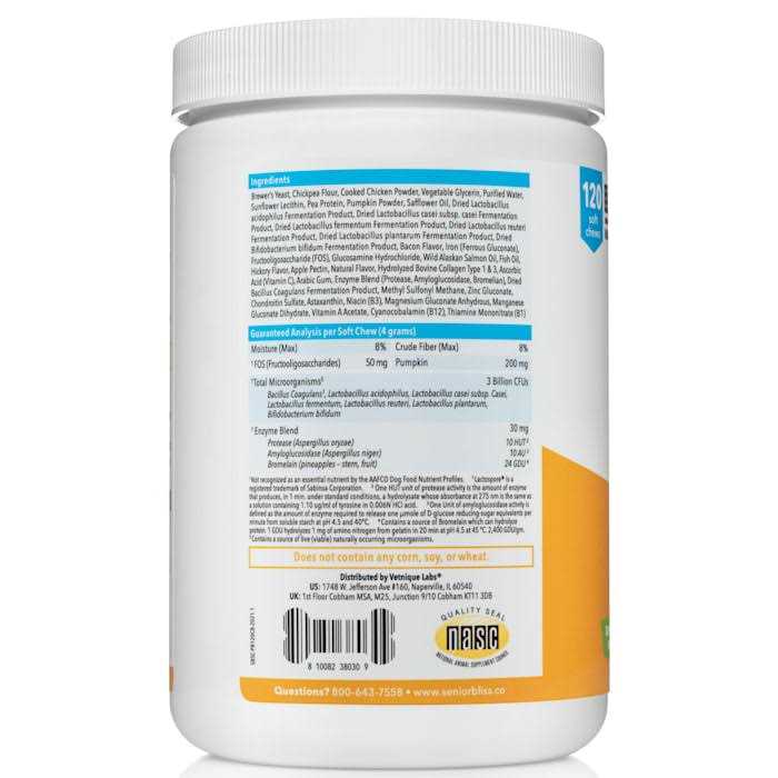 Seniorbliss Supplement for Senior Dogs - Healthber
