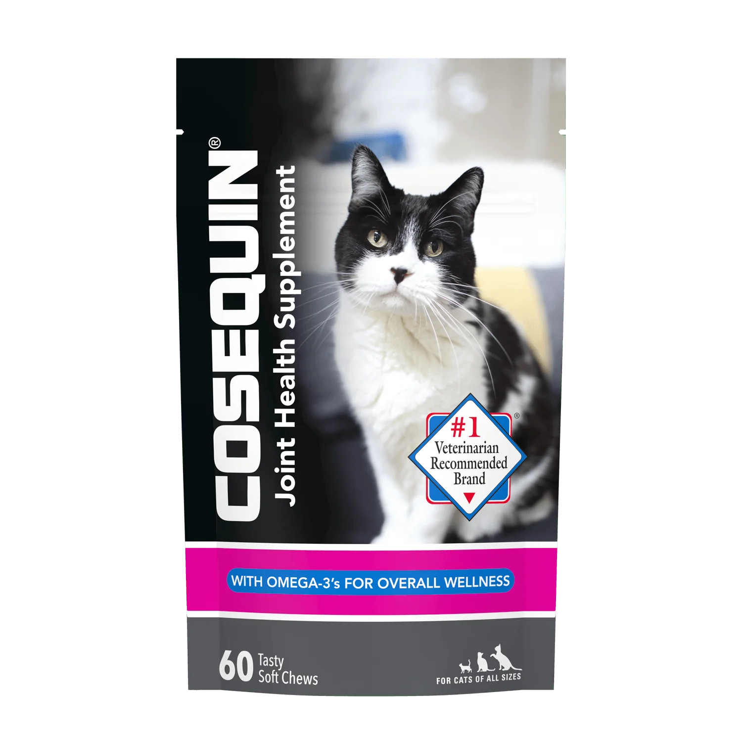Nutramax Cosequin Joint Health Supplement for Cats - With Glucosamine, Chondroitin, and Omega-3's - Healthber