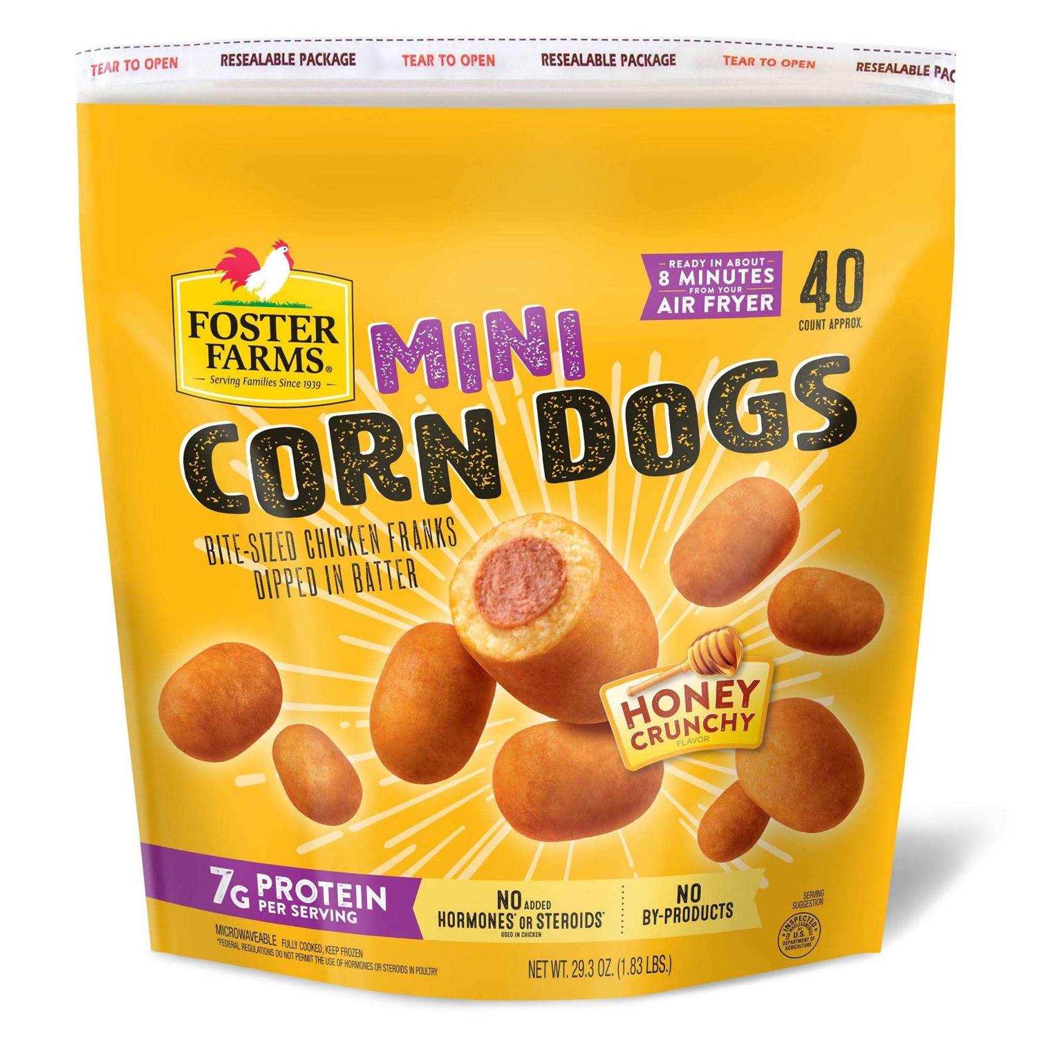 Foster Farms Mini Corn Dogs - Healthber