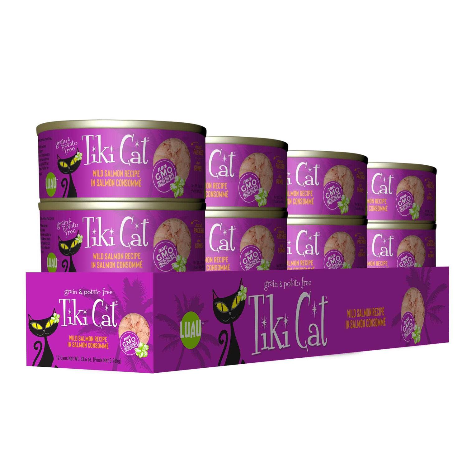 Tiki Cat Luau Pate Wild Salmon Cat Food - Healthber