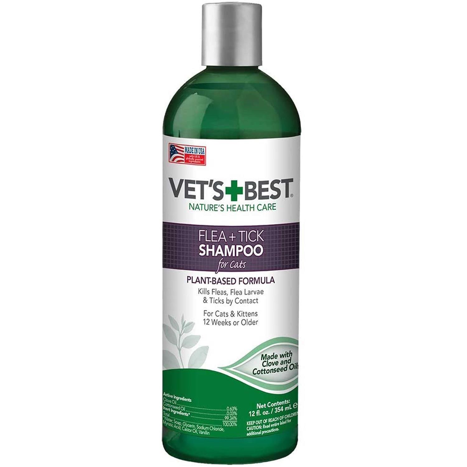 Vet’s Best Flea & Tick Shampoo for Cats - Healthber