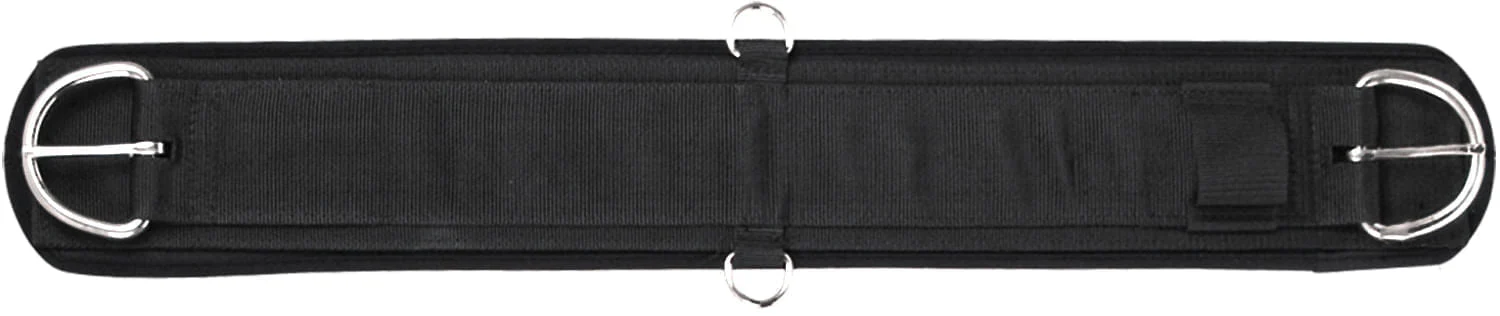 Mustang Straight Western Cinch, Black - Healthber