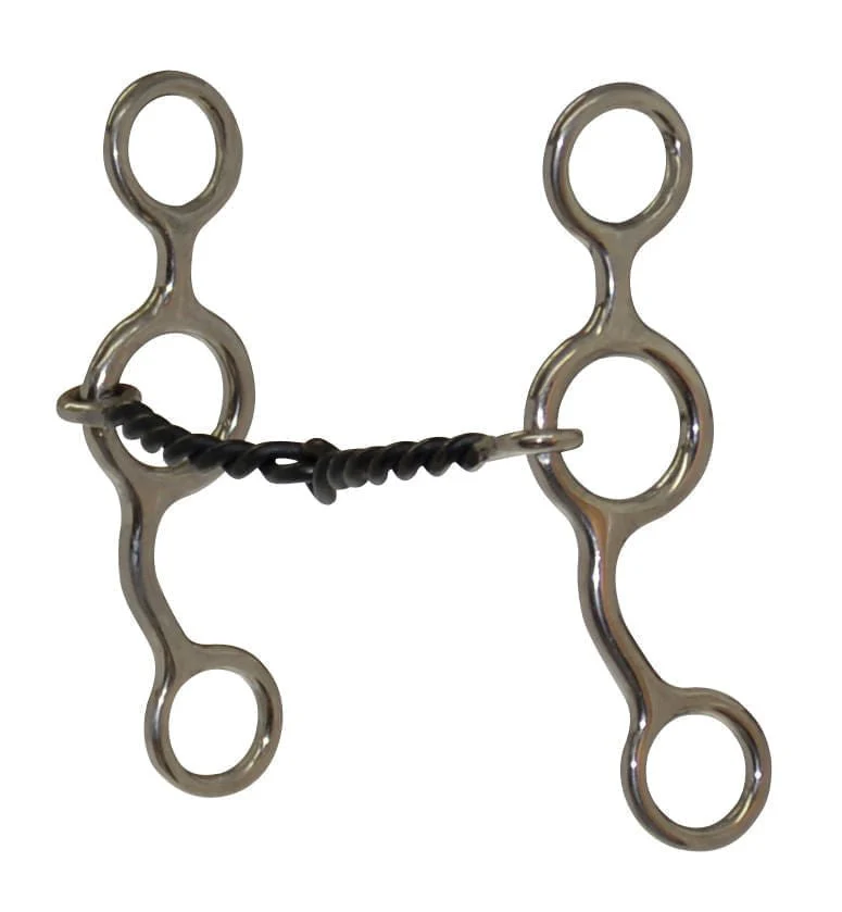 Diamond R Junior Cowhorse Twisted Snaffle - Healthber