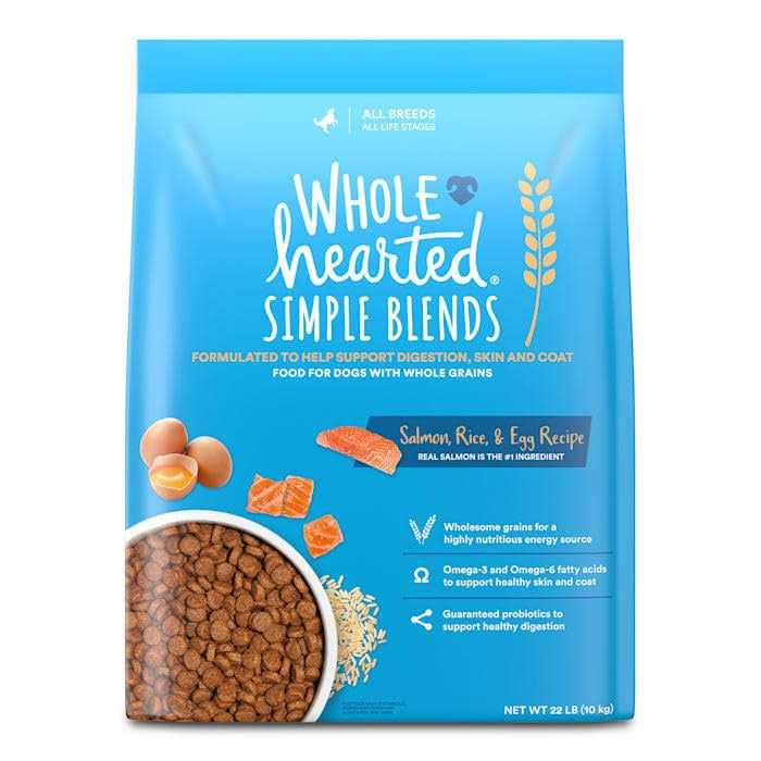 WholeHearted Simple Blends Salmon Rice & Egg Recipe Dry Dog Food - Healthber